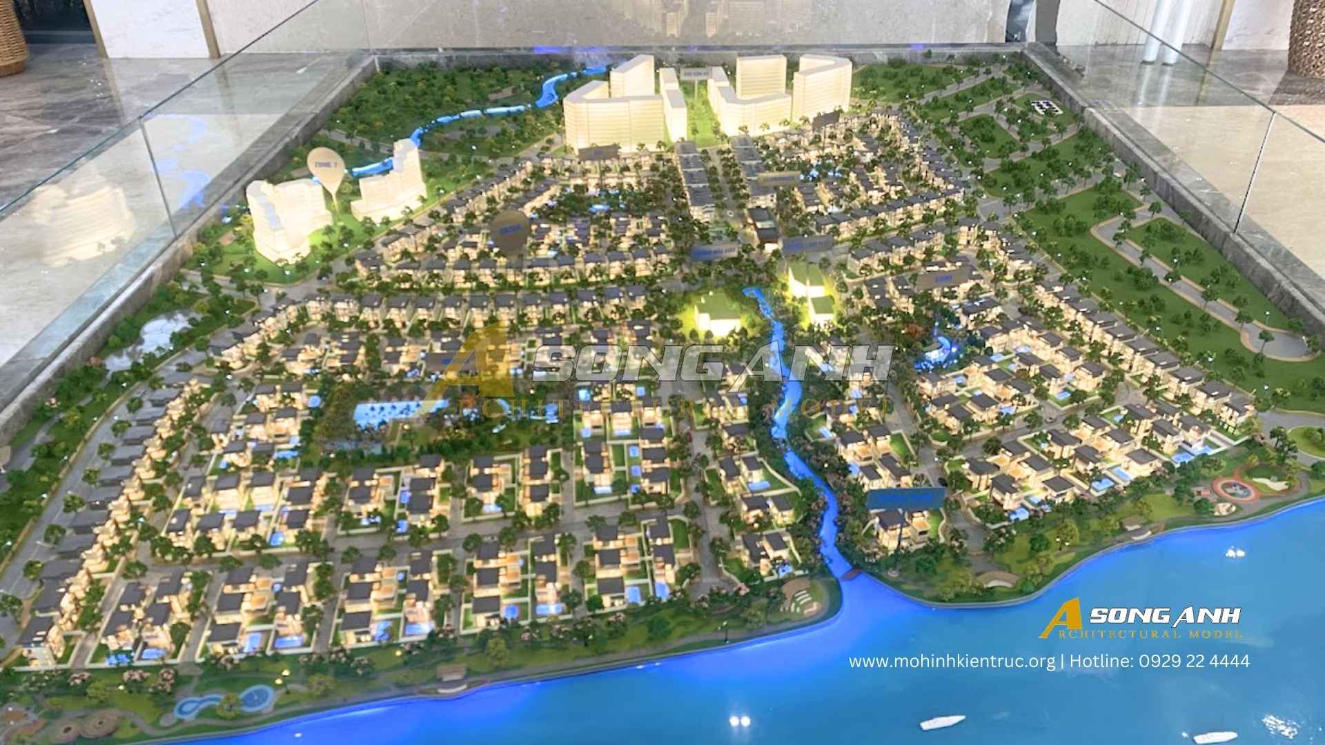 Mô hình quy hoạch tổng quan cho dự án bất động sản