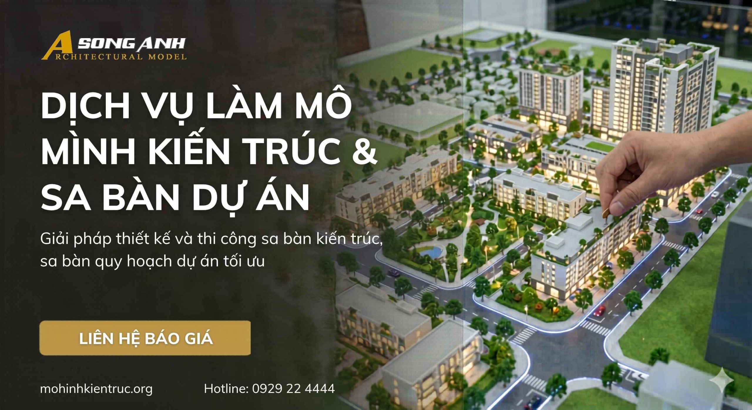 dịch vụ làm mô hình kiến trúc Công ty Song Anh