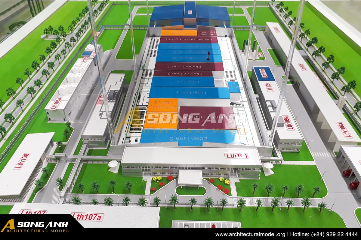 Mô hình nhà máy BOSCH tại Đồng Nai 2