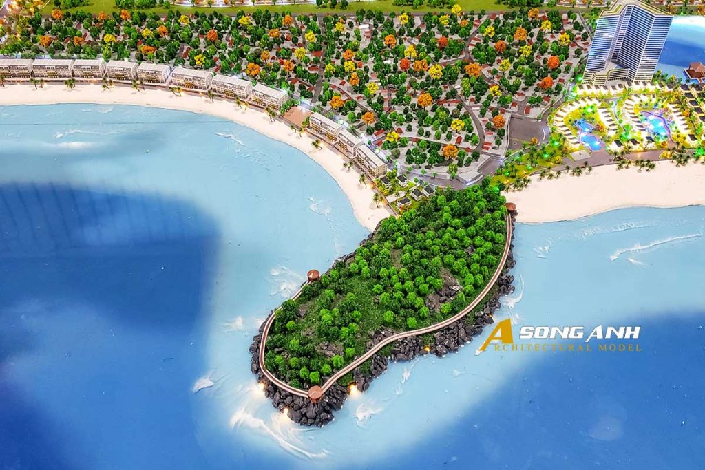 Mô hình quy hoạch Dự Án Resort Nam Ô