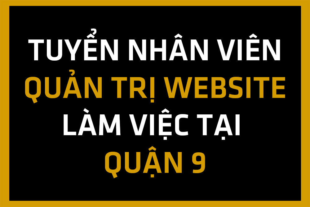 Tuyen Nhan Vien Quan Tri Website