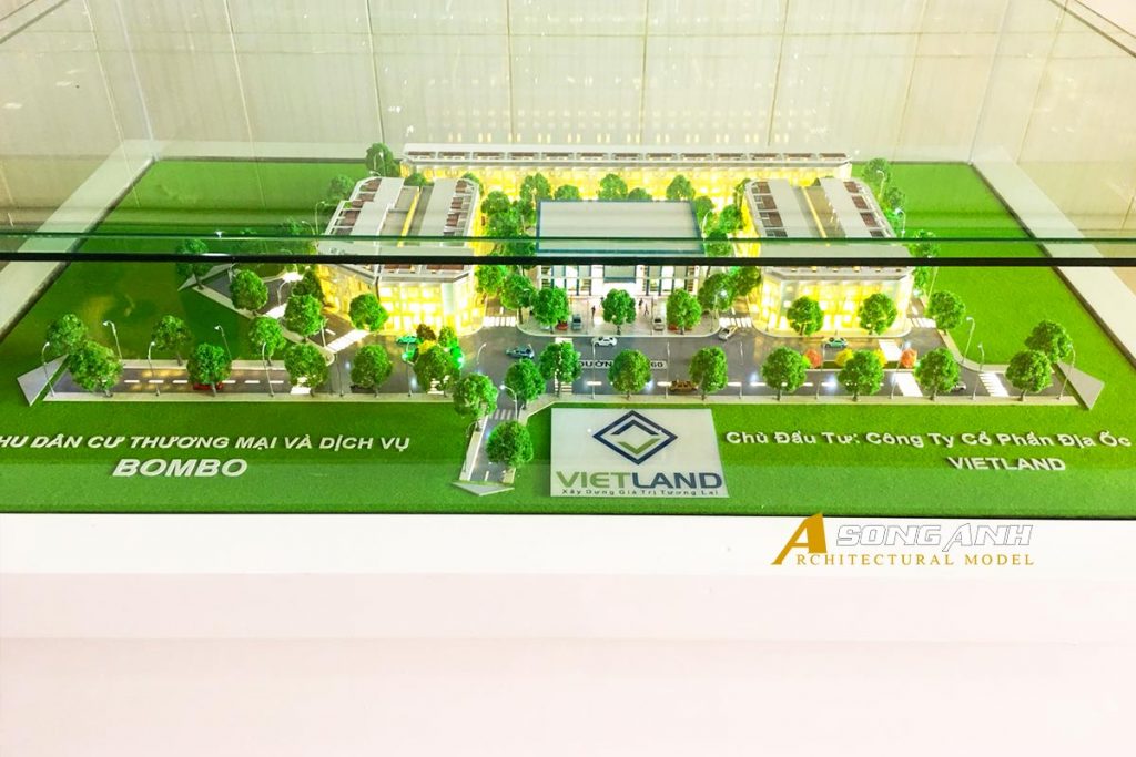 mô hình quy hoạch trung tâm hành chính bombo bình phước