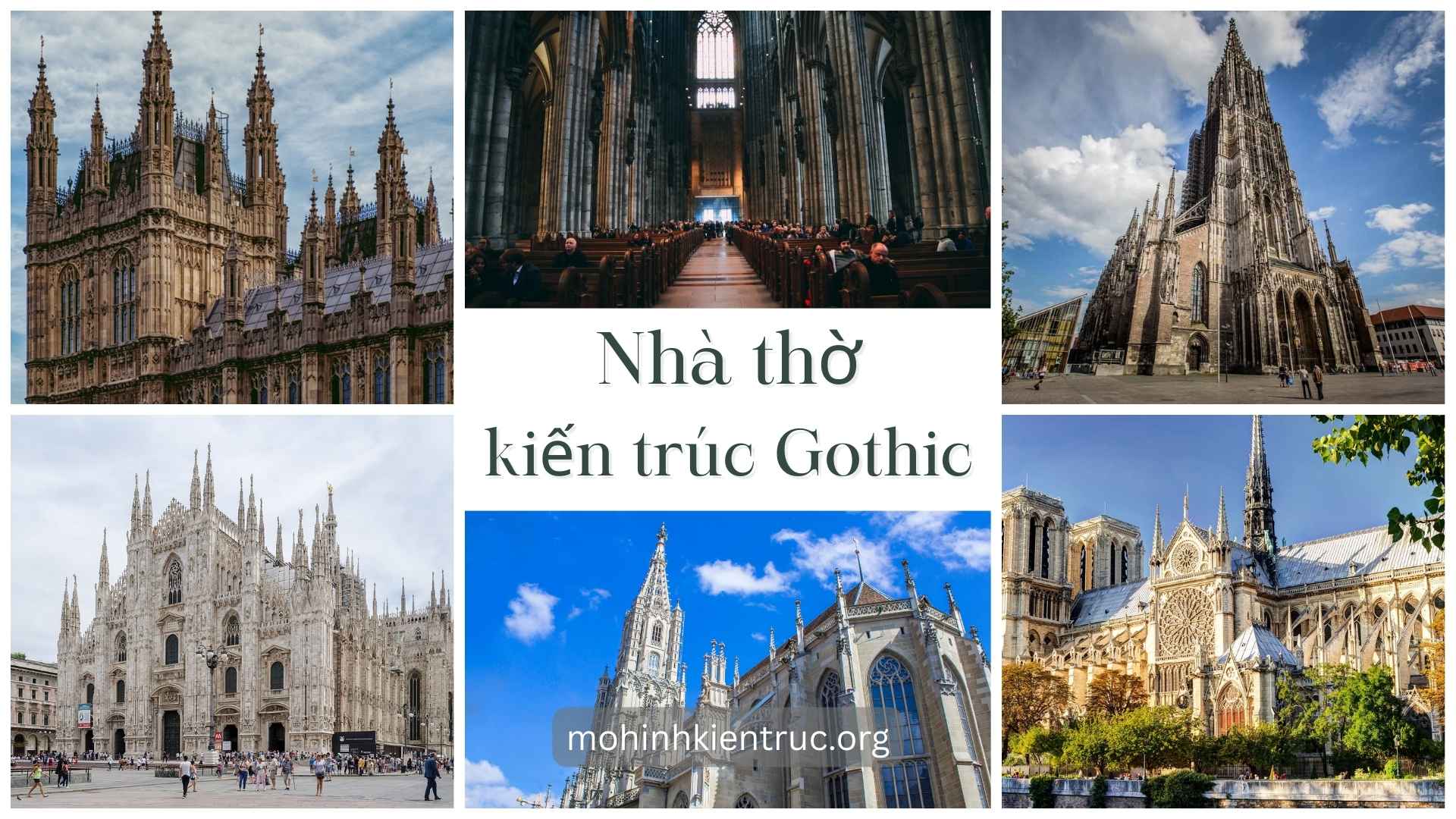Nhà thờ kiến trúc Gothic
