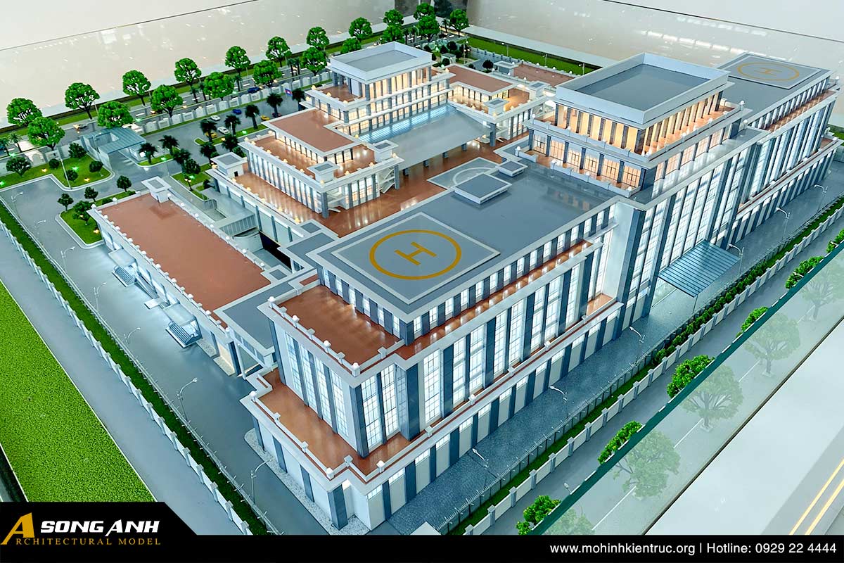 Mô hình tòa nhà ngân hàng quốc tế Campuchia 6