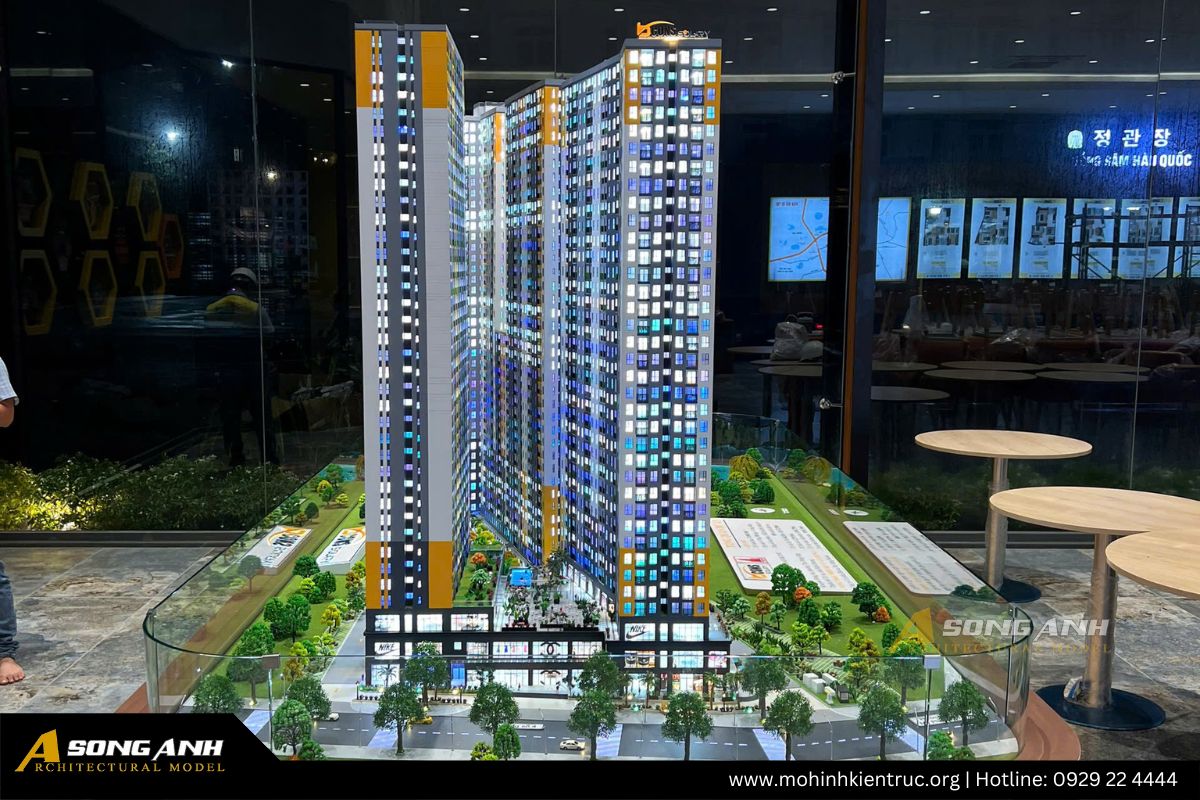 Mô hình chung cư Bcons Solary Tân Đông Hiệp 2