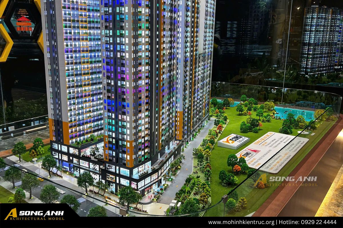 Mô hình chung cư Bcons Solary Tân Đông Hiệp 3
