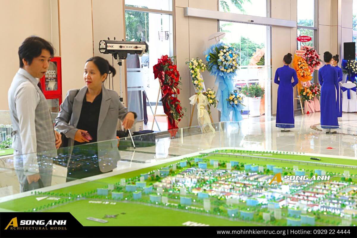 Mô hình khu nhà ở công nhân khu công nghiệp hàm kiệm 2 (1)