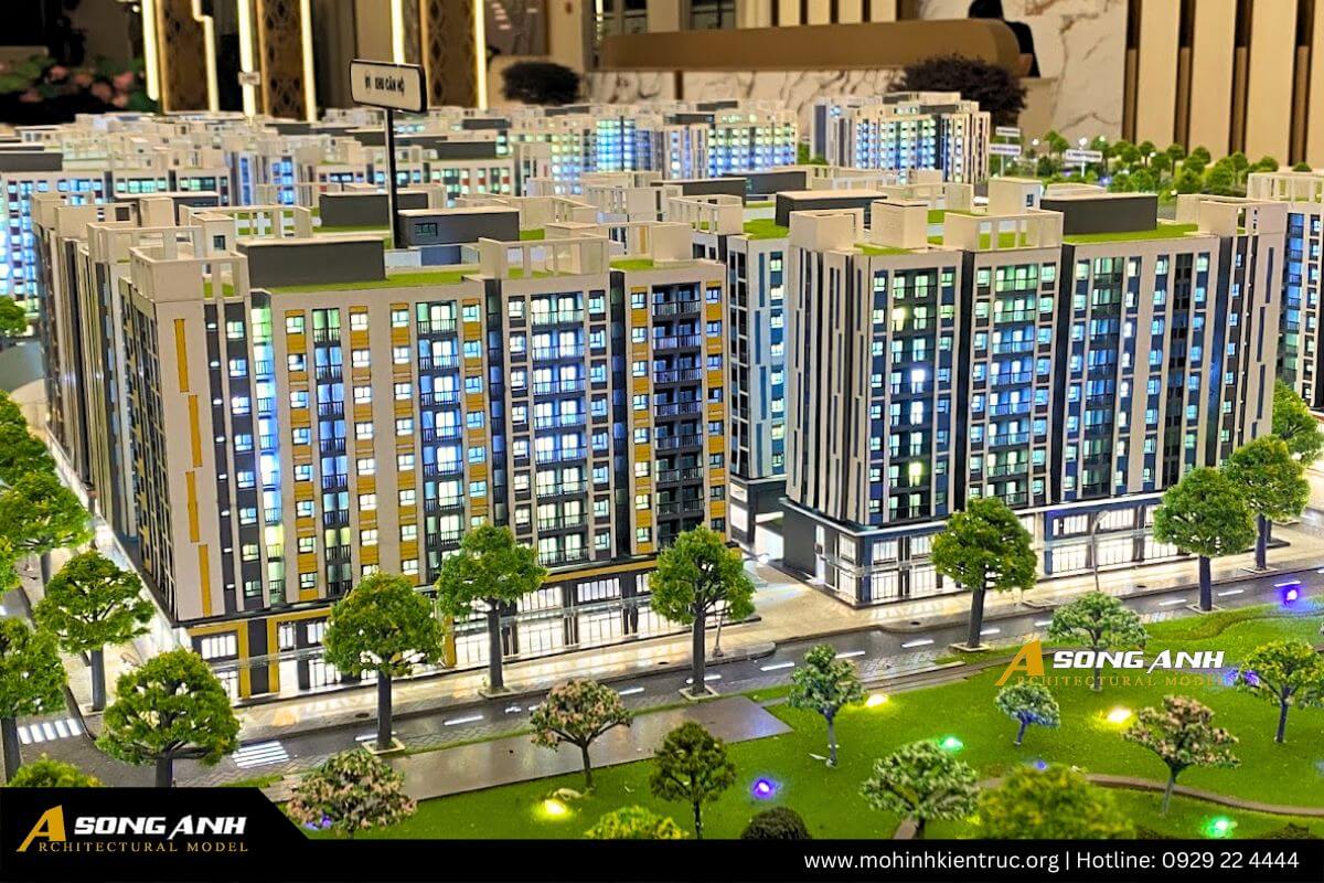 Mô hình khu nhà ở công nhân khu công nghiệp hàm kiệm 2 (10)