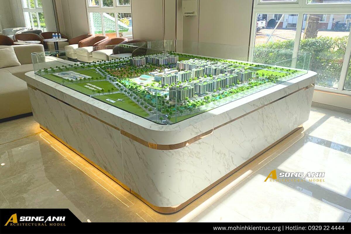 Mô hình khu nhà ở công nhân khu công nghiệp hàm kiệm 2 (4)