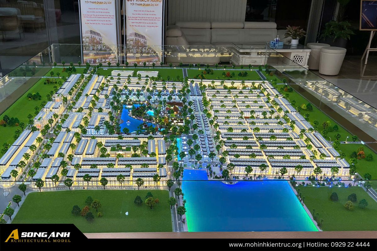 Mô hình khu dân cư An Huy Mỹ Việt - Long Anh (1)