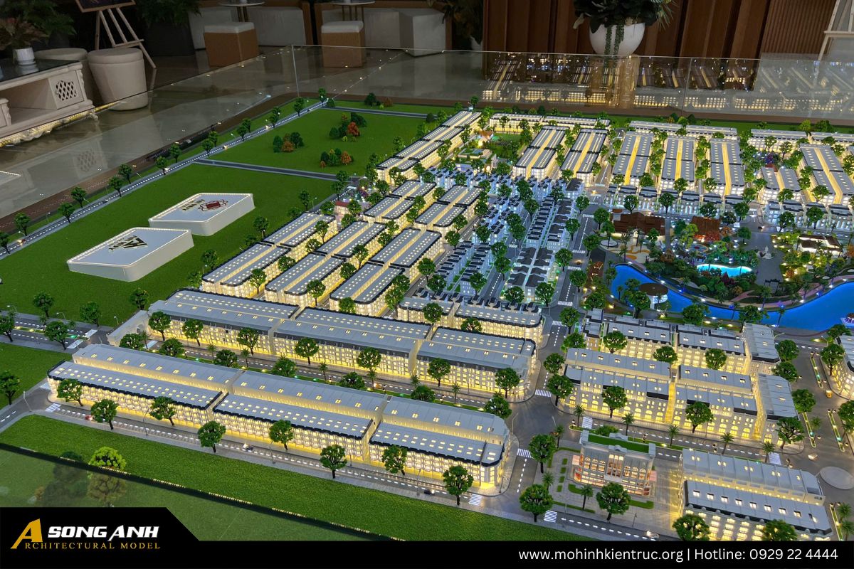 Mô hình khu dân cư An Huy Mỹ Việt - Long Anh (2)