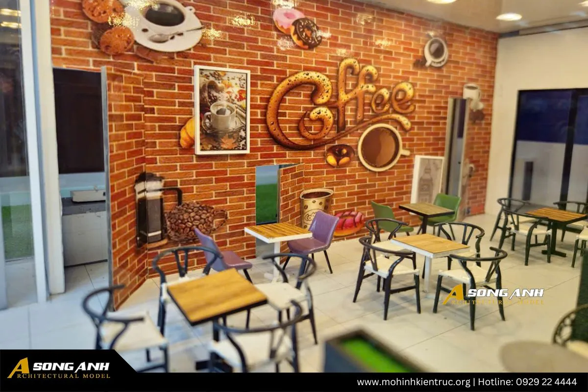 Sa ban kien truc Casa Bonita khu cafe